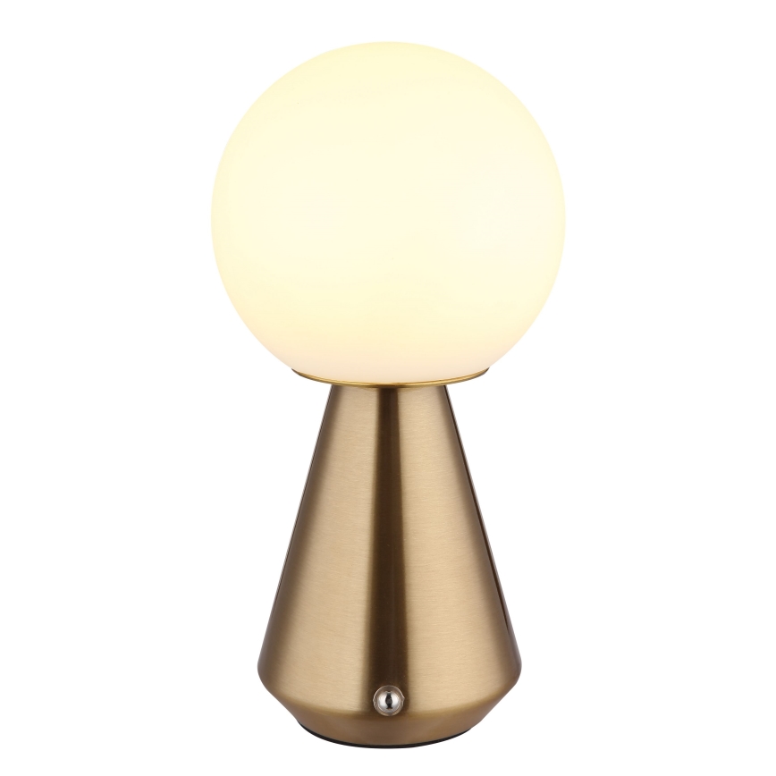 Globo - LED regulējama pieskāriena āra galda lampa LED/1,5W/5V 3000/4500/6500K 1800 mAh IP41 vara krāsā