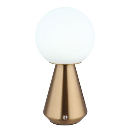 Globo - LED regulējama pieskāriena āra galda lampa LED/1,5W/5V 3000/4500/6500K 1800 mAh IP41 vara krāsā