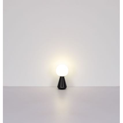 Globo - LED Aptumšojama skārienvadāma āra galda lampa LED/1,5W/5V 3000/4500/6500K 1800 mAh IP41 melna