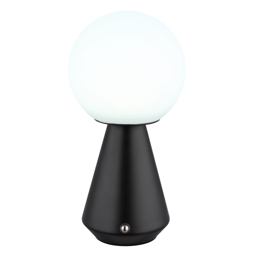 Globo - LED Aptumšojama skārienvadāma āra galda lampa LED/1,5W/5V 3000/4500/6500K 1800 mAh IP41 melna