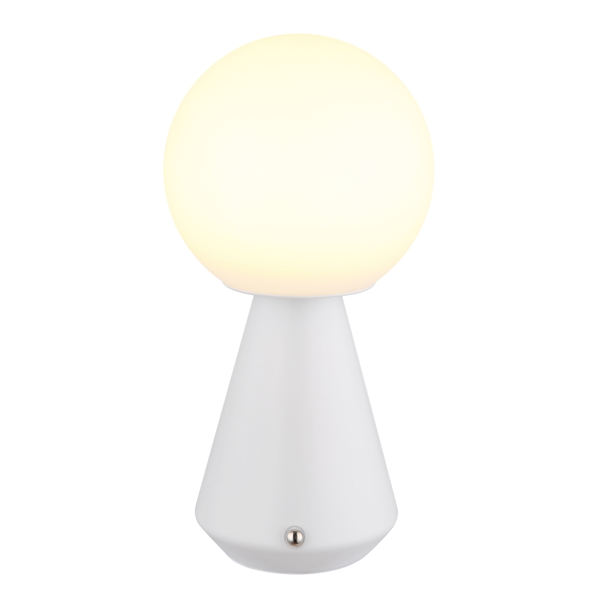 Globo - LED regulējama pieskāriena āra galda lampa LED/1,5W/5V 3000/4500/6500K 1800 mAh IP41 balta