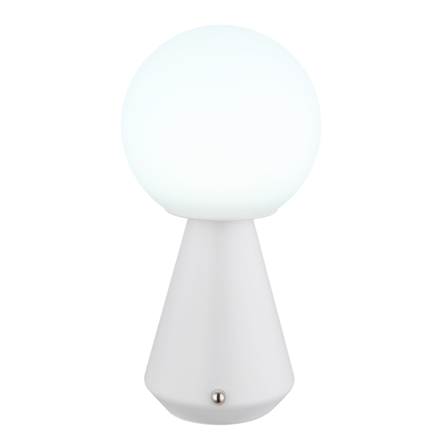 Globo - LED regulējama pieskāriena āra galda lampa LED/1,5W/5V 3000/4500/6500K 1800 mAh IP41 balta