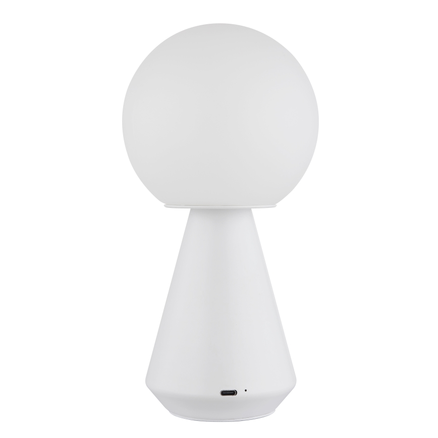 Globo - LED regulējama pieskāriena āra galda lampa LED/1,5W/5V 3000/4500/6500K 1800 mAh IP41 balta