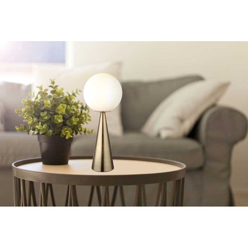Globo - Galda lampa 1xE27/40W/230V misiņš