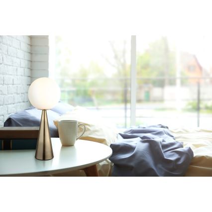 Globo - Galda lampa 1xE27/40W/230V misiņš