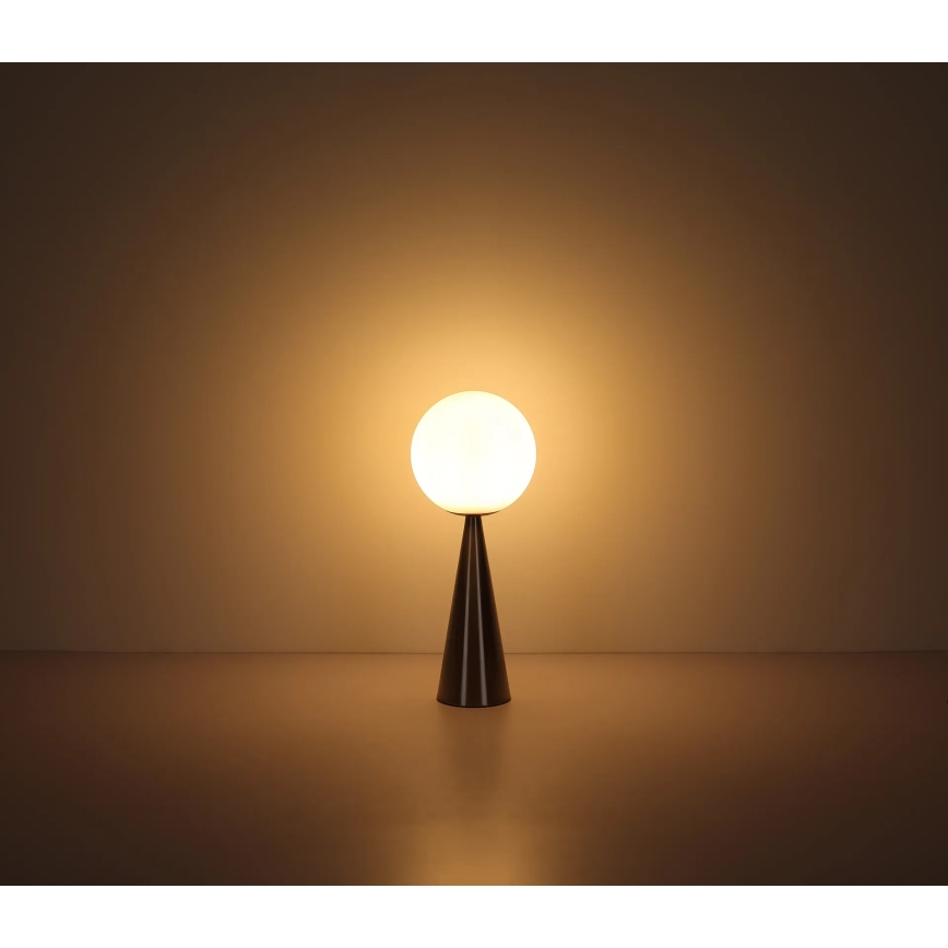 Globo - Galda lampa 1xE27/40W/230V matēts hroms