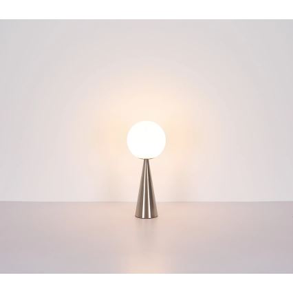 Globo - Galda lampa 1xE27/40W/230V matēts hroms