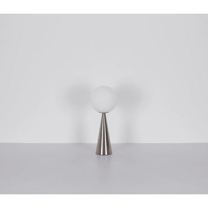 Globo - Galda lampa 1xE27/40W/230V matēts hroms