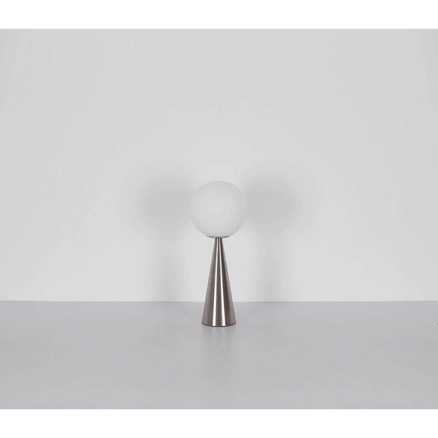 Globo - Galda lampa 1xE27/40W/230V matēts hroms