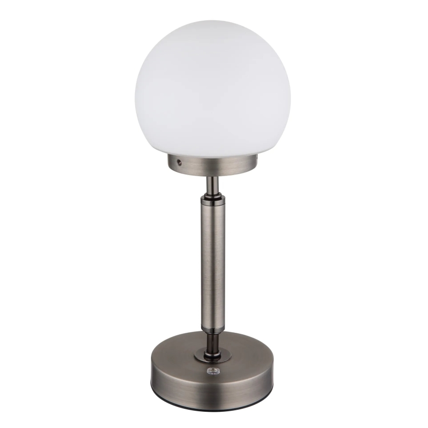 Globo - LED Aptumšojama uzlādējama skārienvadāma galda lampa LED/2,5W/5V 1800mAh 2700/4000/6500K antracīta