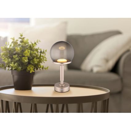 Globo - LED Aptumšojama uzlādējama skārienvadāma galda lampa LED/2,5W/5V 1800mAh 2700/4000/6500K Rozā zelta