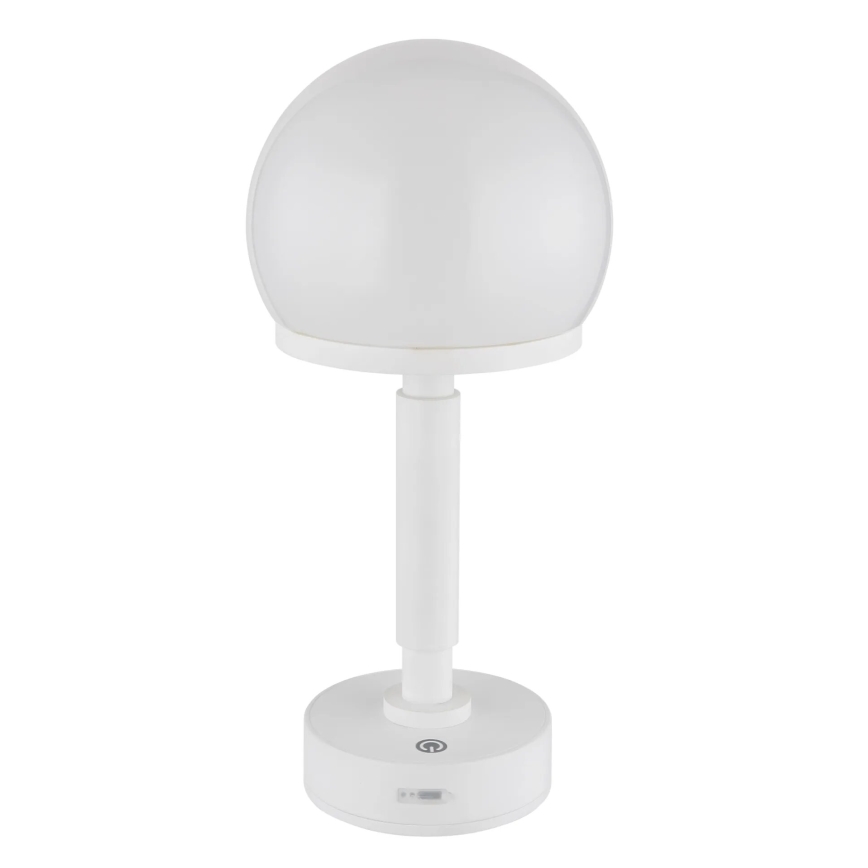 Globo - LED Aptumšojama uzlādējama skārienvadāma galda lampa LED/2,5W/5V 1800mAh 2800K balta