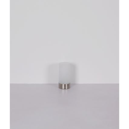 Globo - LED RGBW Aptumšojama skārienvadāma āra galda lampa LED/1,8W/5V 1500 mAh IP44 matēts hroms