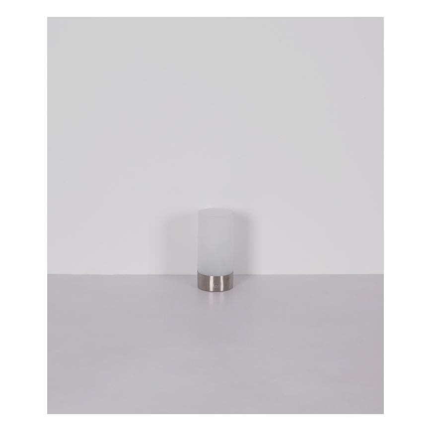 Globo - LED RGBW Aptumšojama skārienvadāma āra galda lampa LED/1,8W/5V 1500 mAh IP44 matēts hroms