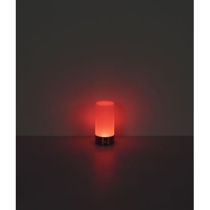 Globo - LED RGBW Aptumšojama skārienvadāma āra galda lampa LED/1,8W/5V 1500 mAh melna