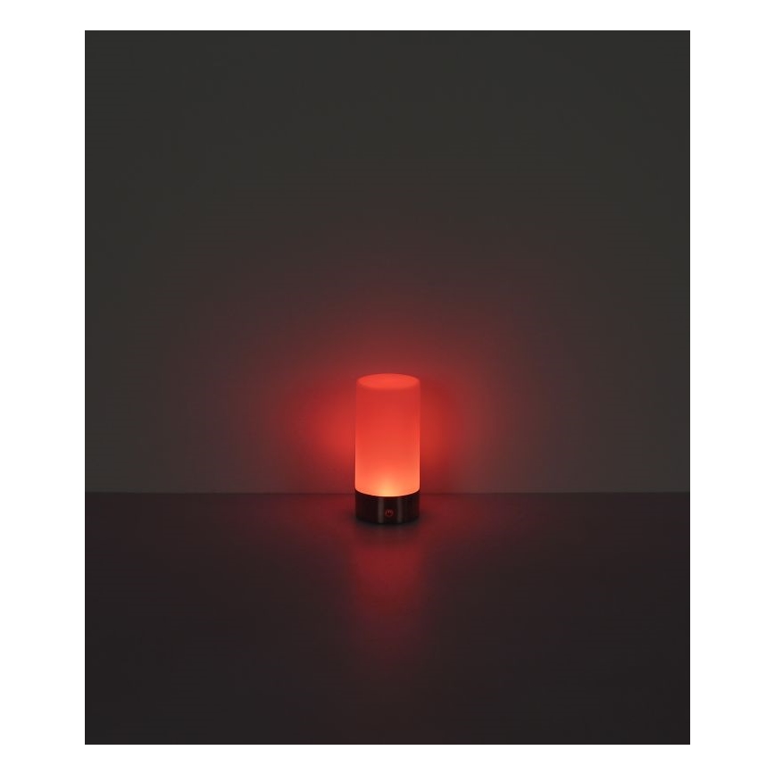 Globo - LED RGBW Aptumšojama skārienvadāma āra galda lampa LED/1,8W/5V 1500 mAh melna