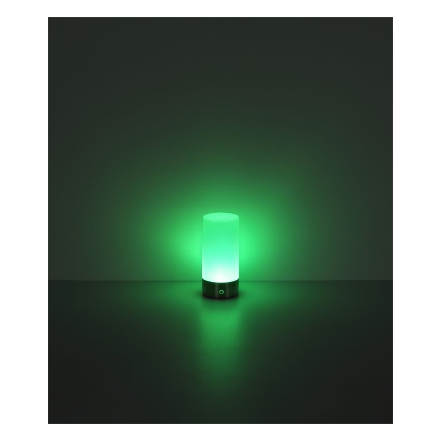 Globo - LED RGBW Aptumšojama skārienvadāma āra galda lampa LED/1,8W/5V 1500 mAh melna