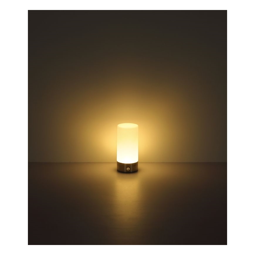 Globo - LED RGBW Aptumšojama skārienvadāma āra galda lampa LED/1,8W/5V 1500 mAh melna