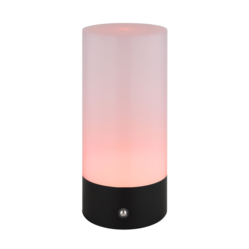 Globo - LED RGBW Aptumšojama skārienvadāma āra galda lampa LED/1,8W/5V 1500 mAh melna