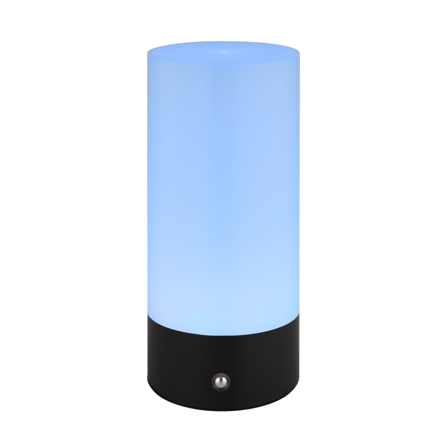 Globo - LED RGBW Aptumšojama skārienvadāma āra galda lampa LED/1,8W/5V 1500 mAh melna