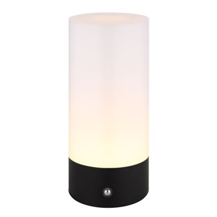 Globo - LED RGBW Aptumšojama skārienvadāma āra galda lampa LED/1,8W/5V 1500 mAh melna