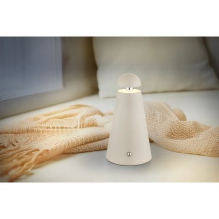 Globo - LED dimmējama, pieskāriena vadīta uzlādējama galda lampa LED/1,2W/5V 1200 mAh 2700/4500/6000K