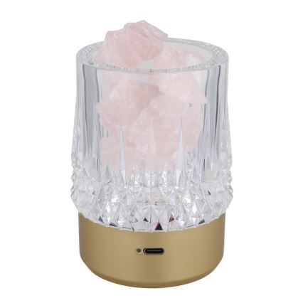 Globo - LED regulējama pieskāriena galda lampa LED/1W/5V 3000K 1200 mAh zelta krāsā