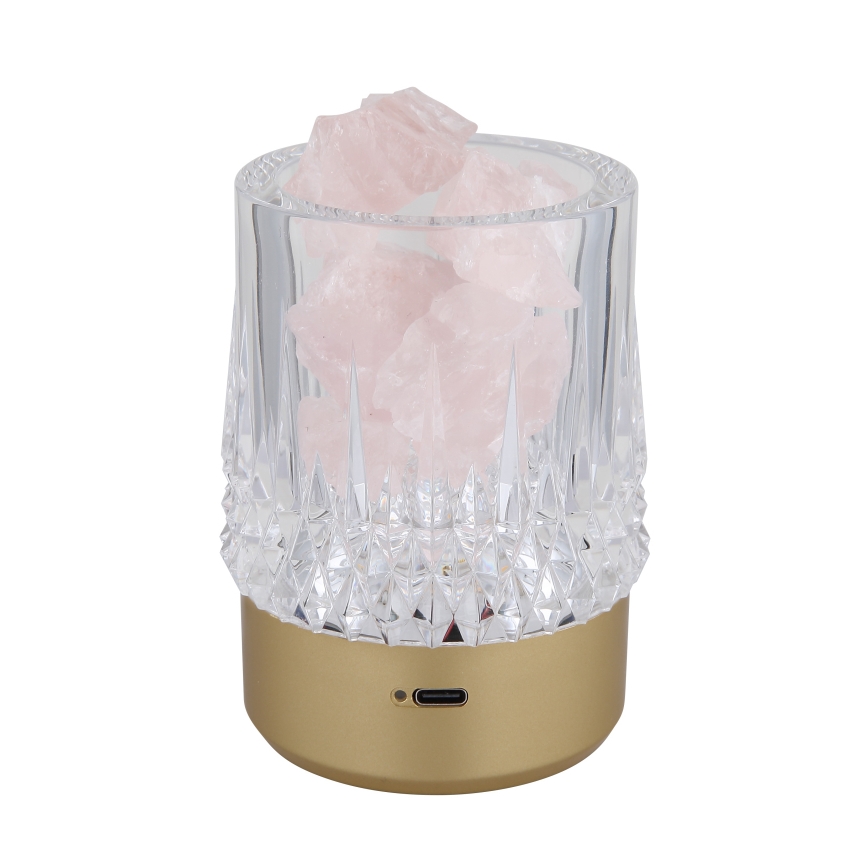 Globo - LED regulējama pieskāriena galda lampa LED/1W/5V 3000K 1200 mAh zelta krāsā