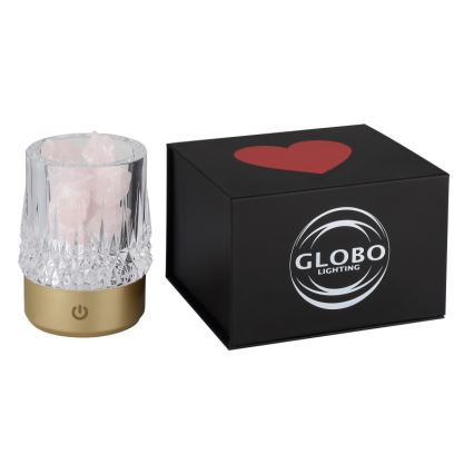 Globo - LED regulējama pieskāriena galda lampa LED/1W/5V 3000K 1200 mAh zelta krāsā