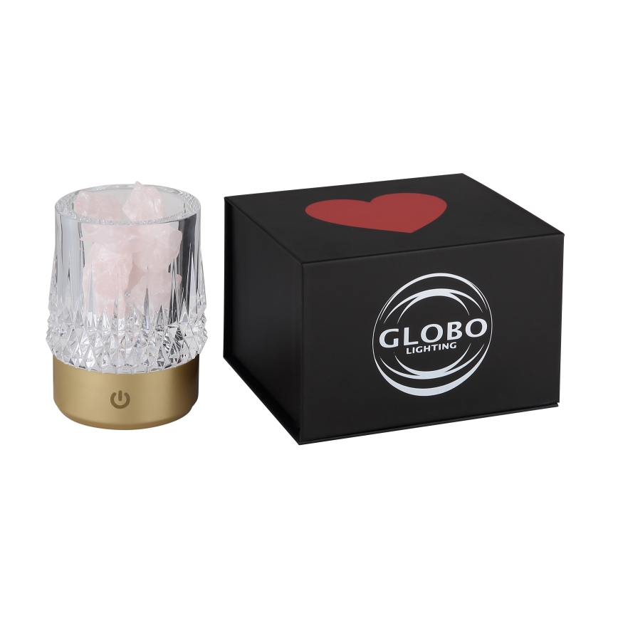 Globo - LED regulējama pieskāriena galda lampa LED/1W/5V 3000K 1200 mAh zelta krāsā