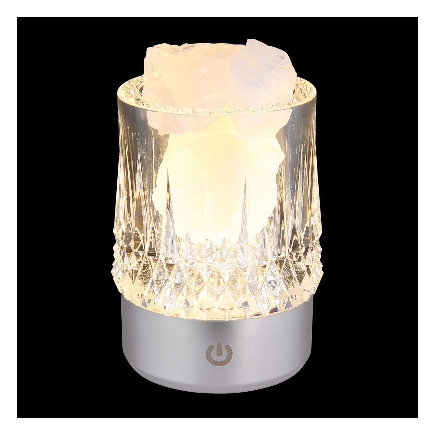 Globo - regulējama skārienvadāma LED galda lampa LED/1W/5V 3000K 1200 mAh sudraba