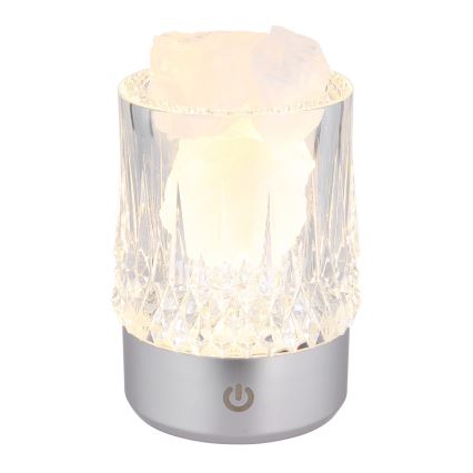 Globo - regulējama skārienvadāma LED galda lampa LED/1W/5V 3000K 1200 mAh sudraba
