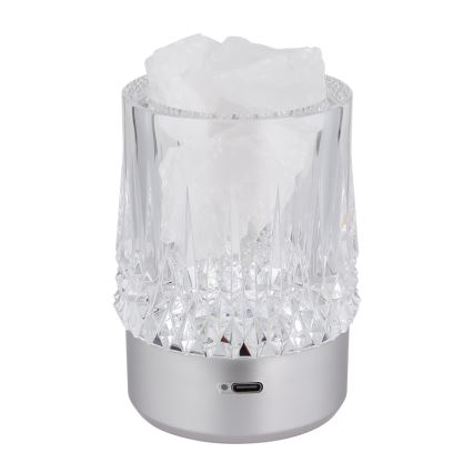 Globo - regulējama skārienvadāma LED galda lampa LED/1W/5V 3000K 1200 mAh sudraba