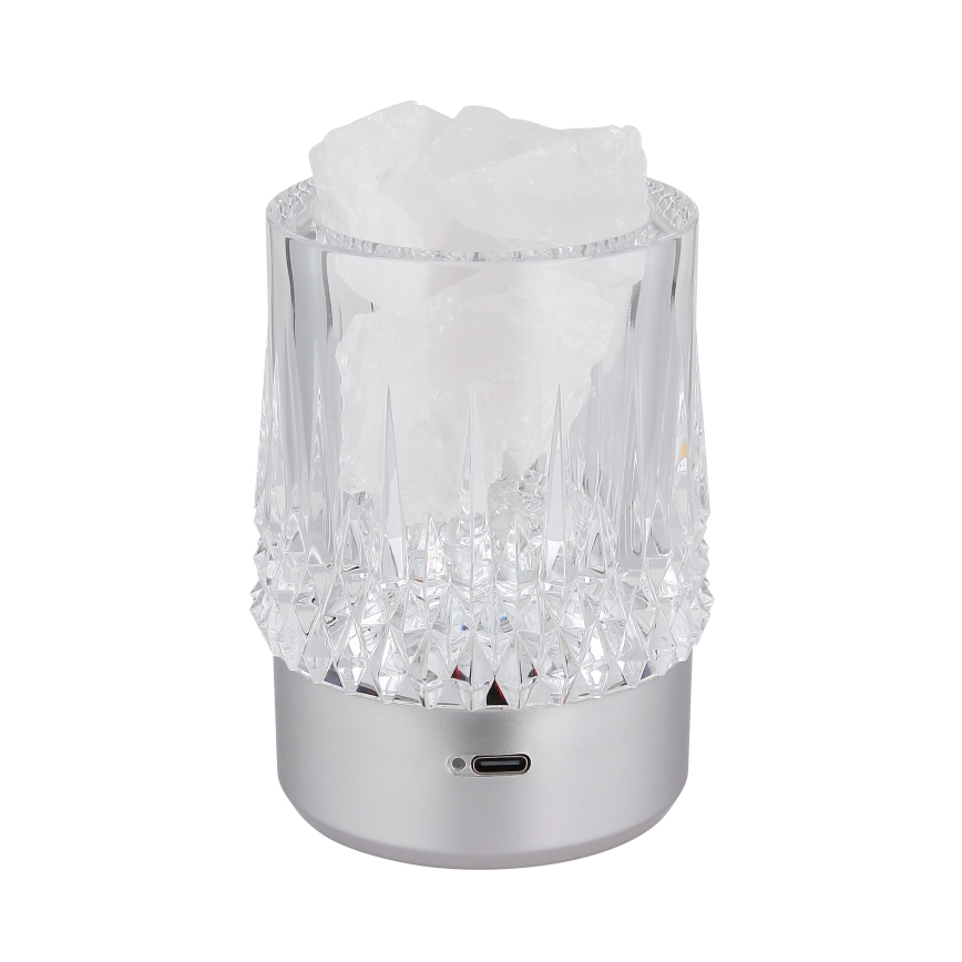 Globo - regulējama skārienvadāma LED galda lampa LED/1W/5V 3000K 1200 mAh sudraba