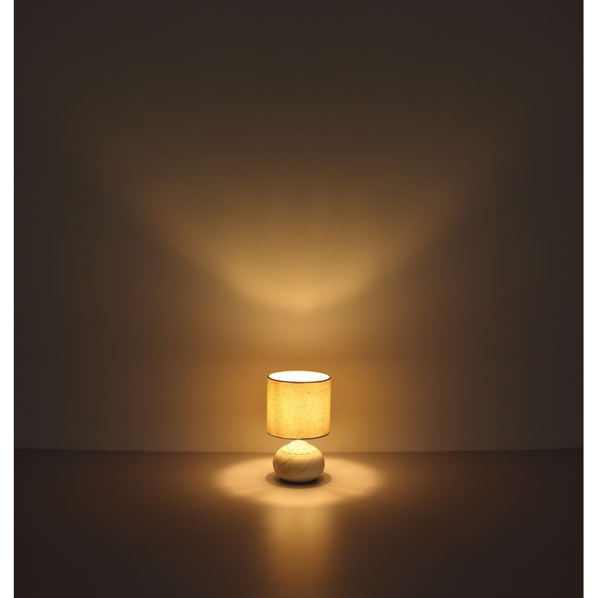 Globo - Galda lampa 1xE14/40W/230V bēša/keramika