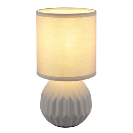 Globo - Galda lampa 1xE14/40W/230V pelēka