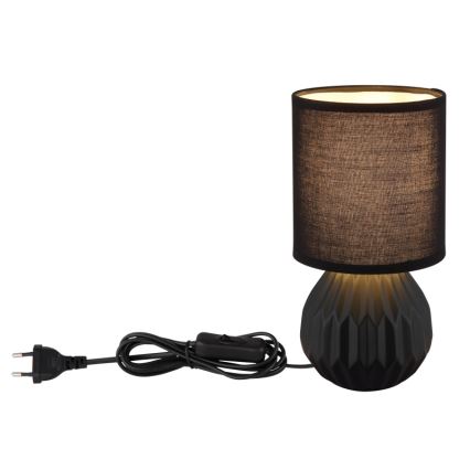 Globo - Galda lampa 1xE14/40W/230V melna