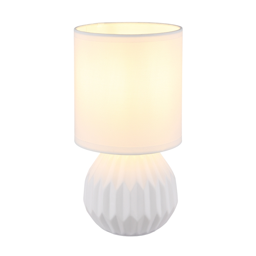 Globo - Galda lampa 1xE14/40W/230V balta
