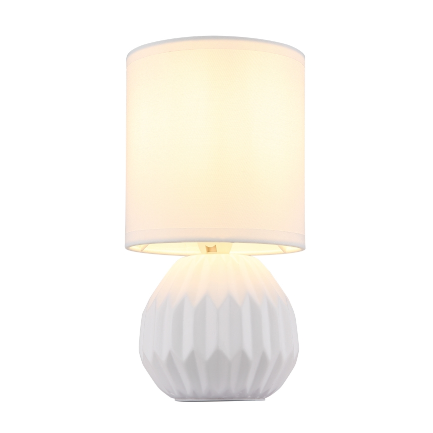 Globo - Galda lampa 1xE14/40W/230V balta