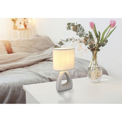 Globo - Galda lampa 1xE14/40W/230V pelēka
