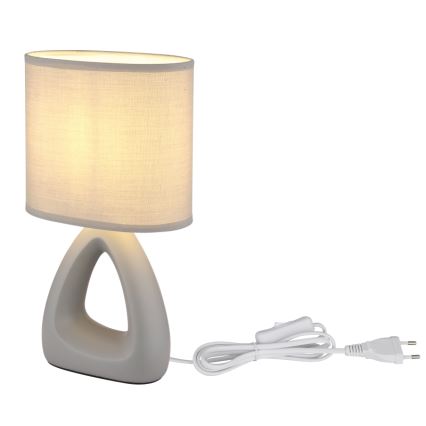 Globo - Galda lampa 1xE14/40W/230V pelēka