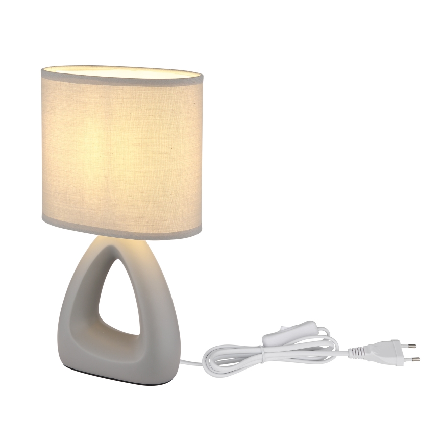 Globo - Galda lampa 1xE14/40W/230V pelēka