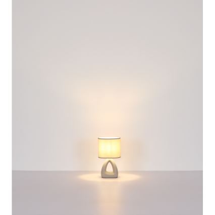 Globo - Galda lampa 1xE14/40W/230V pelēka