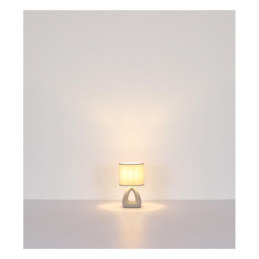 Globo - Galda lampa 1xE14/40W/230V pelēka