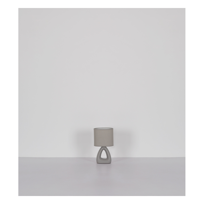 Globo - Galda lampa 1xE14/40W/230V pelēka
