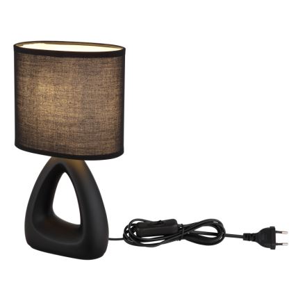 Globo - Galda lampa 1xE14/40W/230V melna