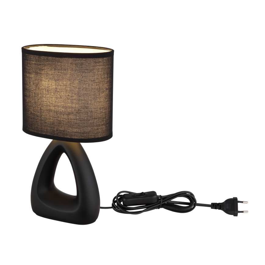 Globo - Galda lampa 1xE14/40W/230V melna