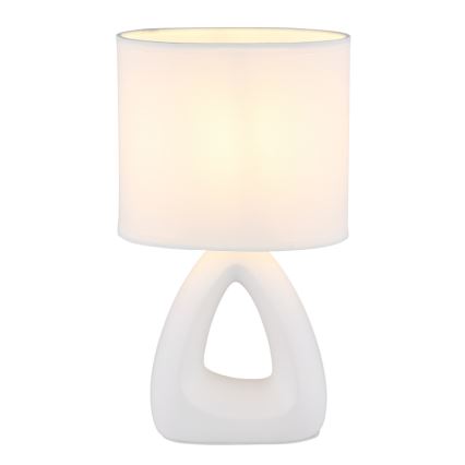 Globo - Galda lampa 1xE14/40W/230V balta