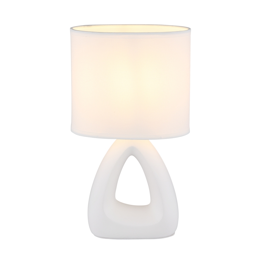 Globo - Galda lampa 1xE14/40W/230V balta