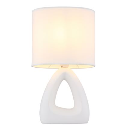 Globo - Galda lampa 1xE14/40W/230V balta